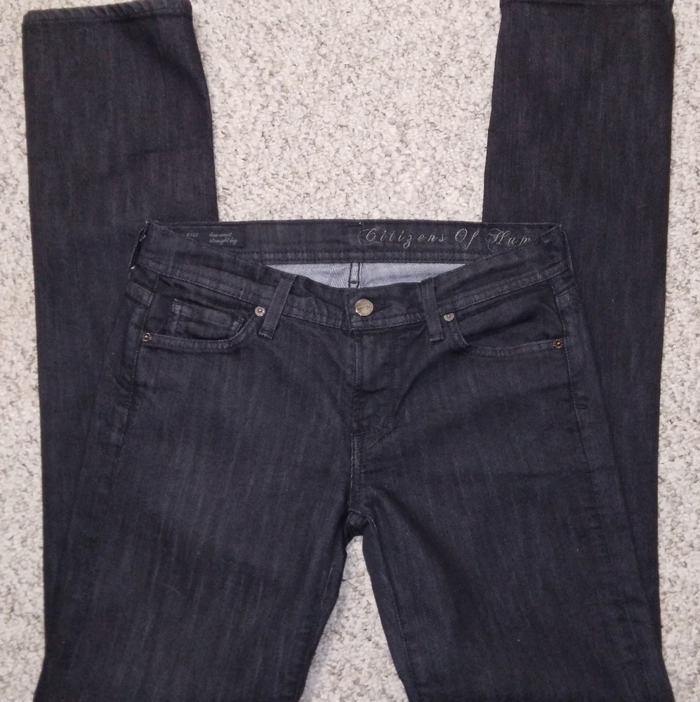 NWOT Citizens of Humanity Ava #142 Low Waist Straight Leg Size 28